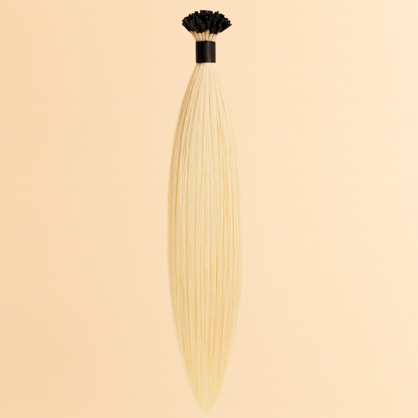 EXTENSIONS À LA KÉRATINE - BLOND PLATINE CENDRÉ