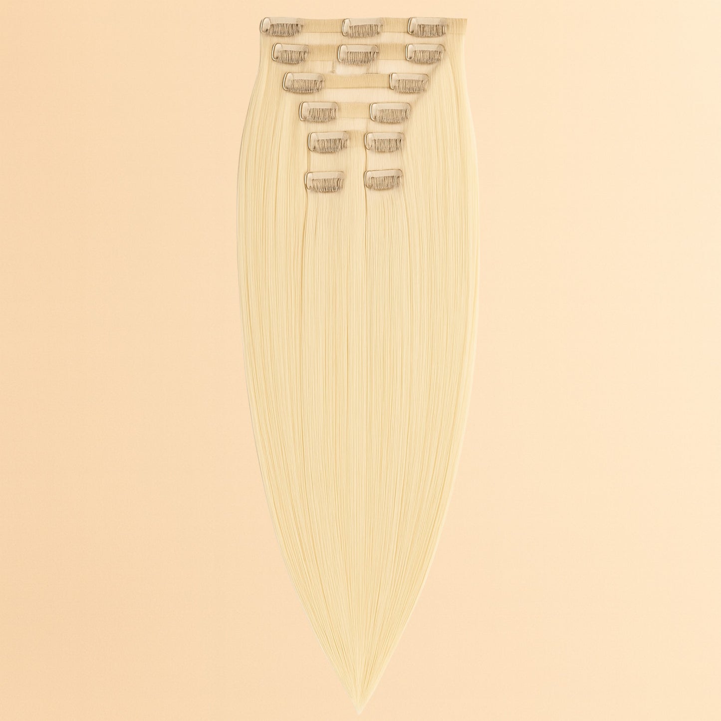 EXTENSIONS À CLIP - BLOND PLATINE