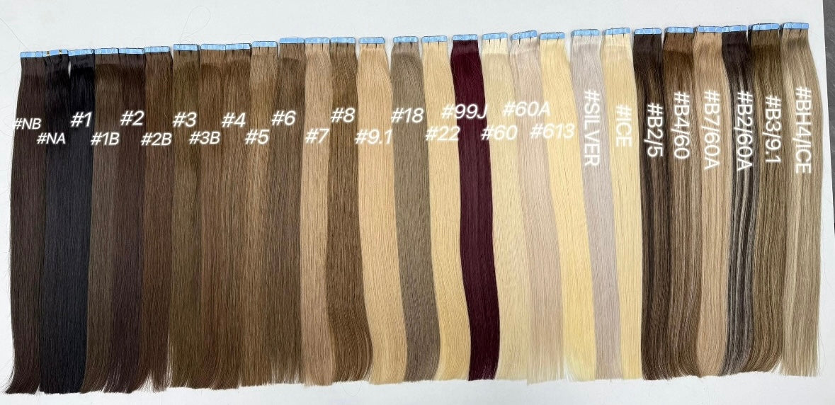 TAPE-IN EXTENSIONS - VANILLA BLONDE & NATURAL OMBRE #T3/60