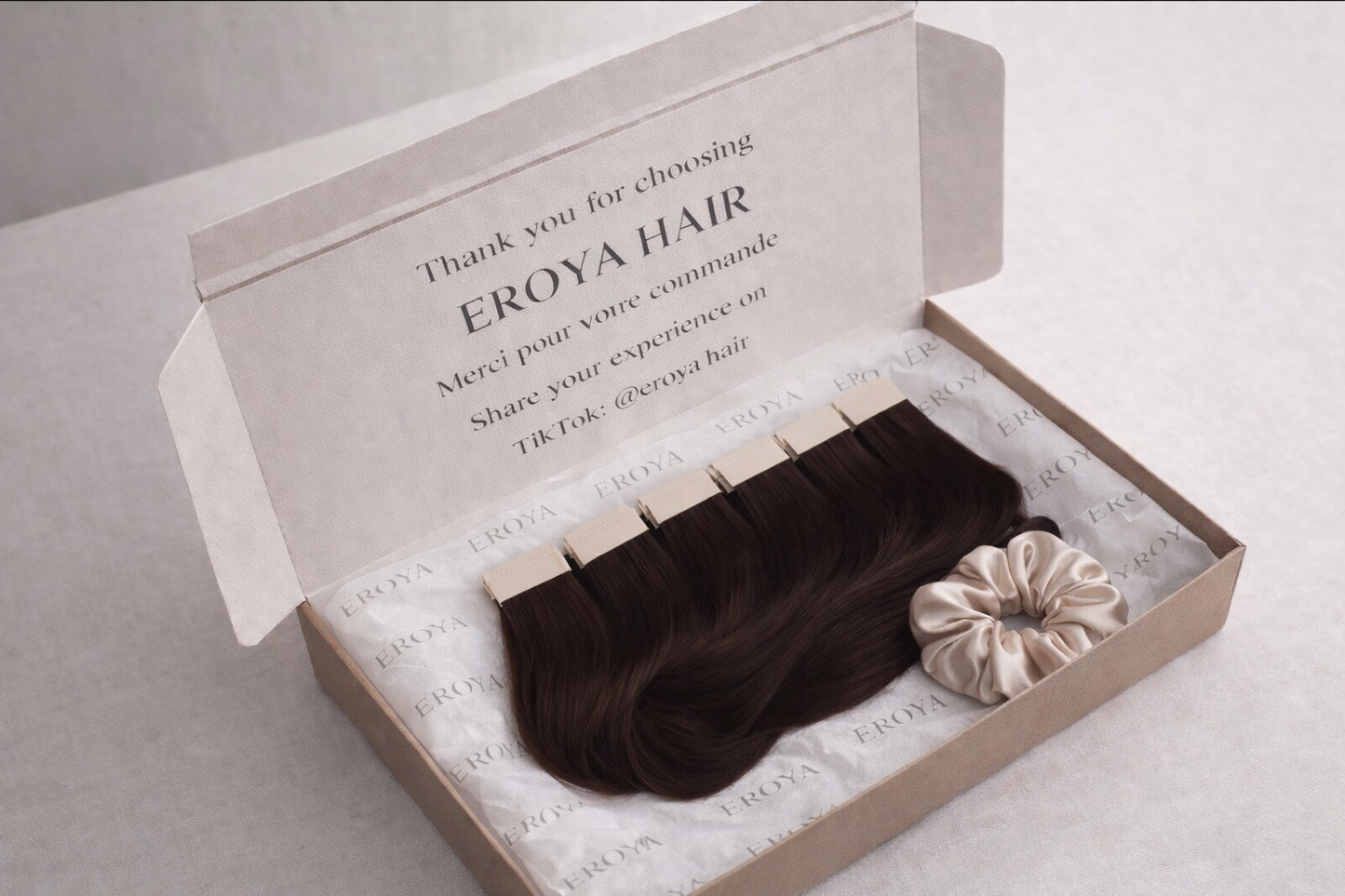 EXTENSIONS ADHÉSIVES - BRUN FONCÉ #NB