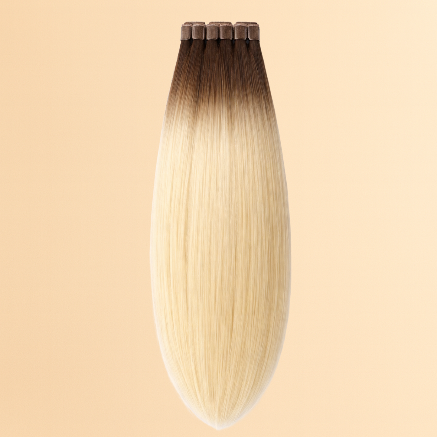EXTENSIONS À LA KÉRATINE - VANILLE & OMBRÉ NATUREL #T3/60