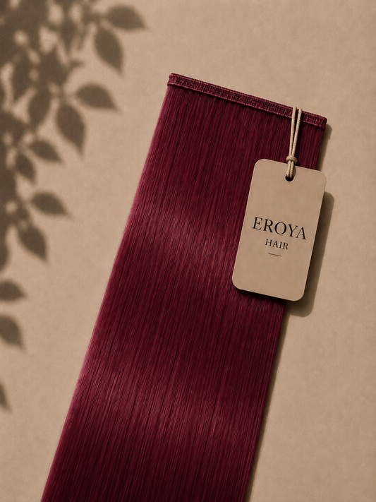 WEFT EXTENSIONS - INTENSE BURGUNDY #99J 