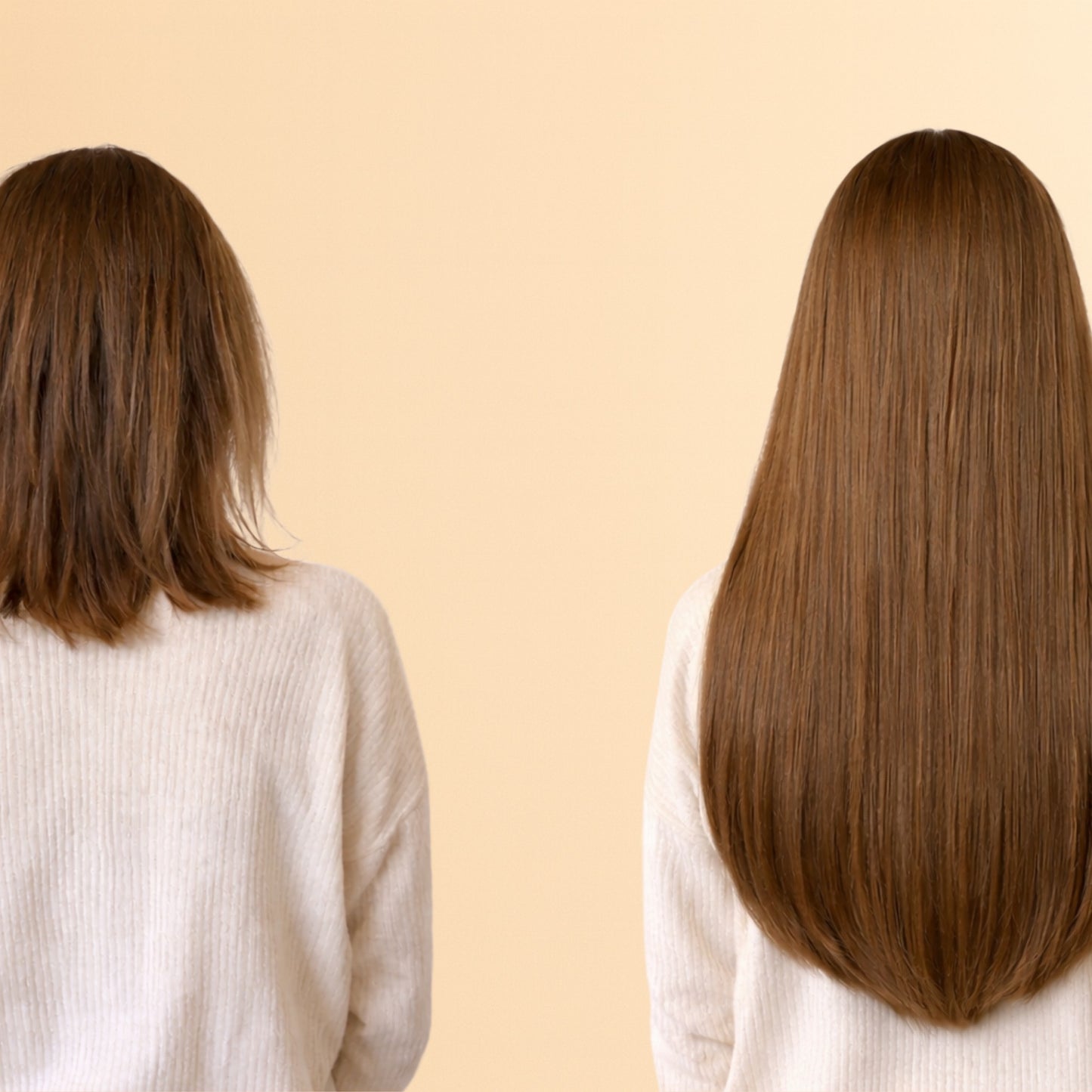 WEFT EXTENSIONS - DARK CHESTNUT BROWN #3