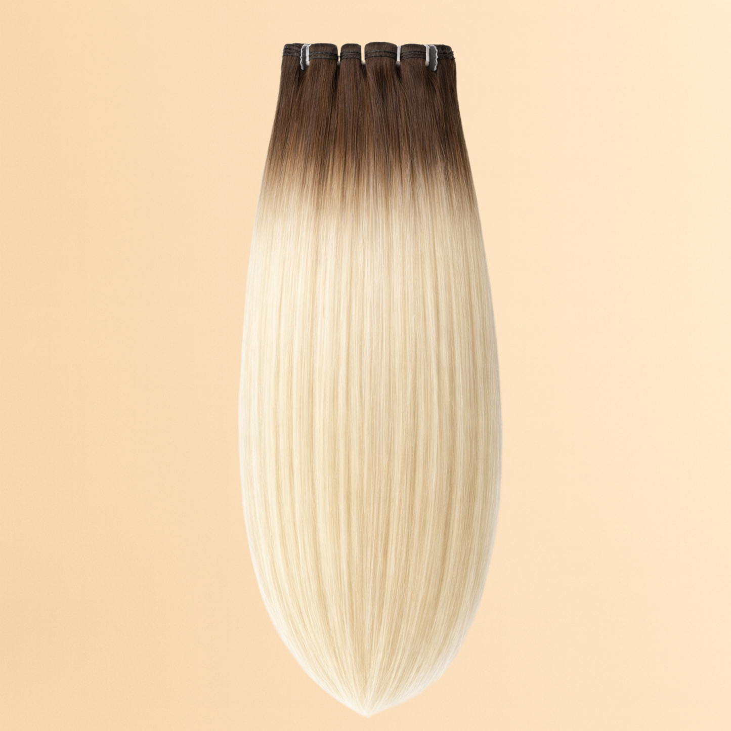 WEFT EXTENSIONS - VANILLA BLONDE & NATURAL OMBRE #T3/60