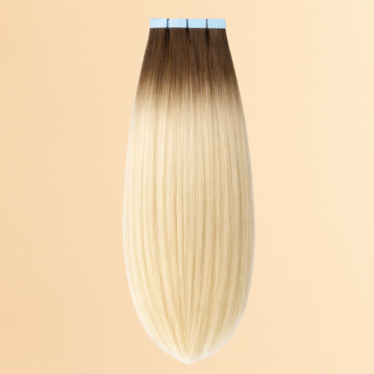 EXTENSIONS ADHÉSIVE - BLOND VANILLE & OMBRÉ NATUREL #T3/60