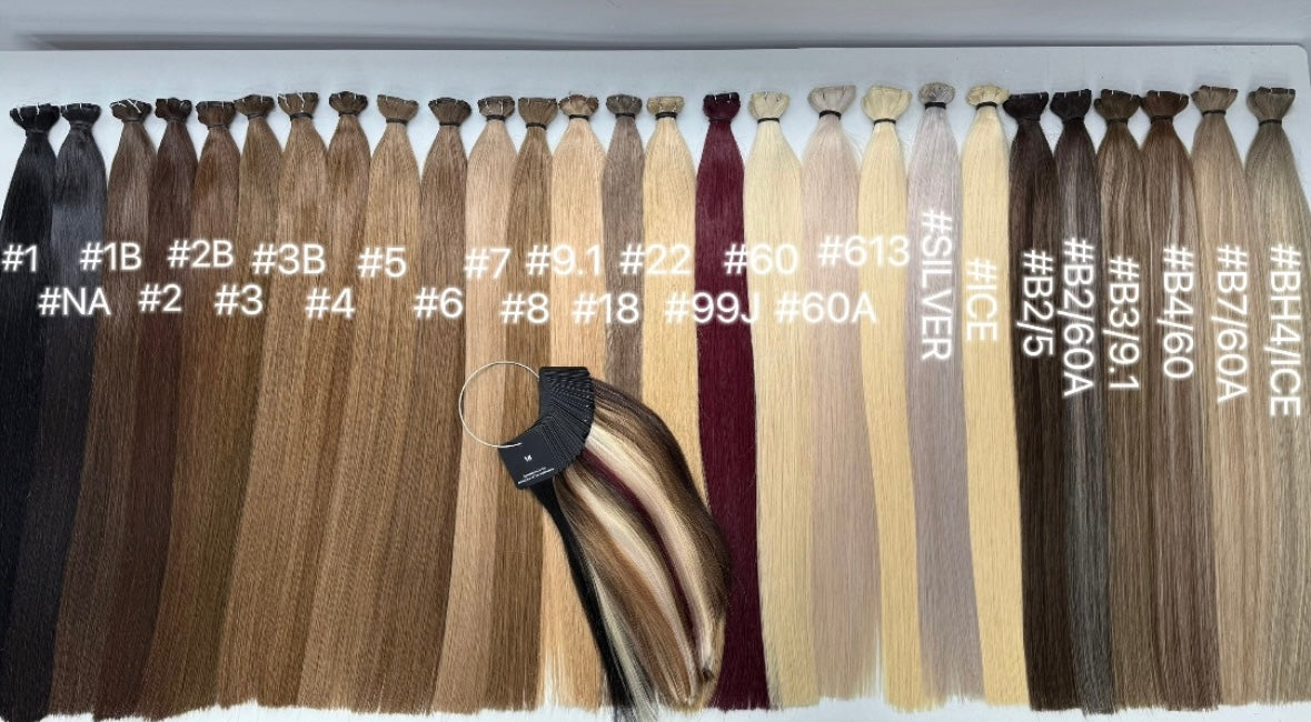 WEFT EXTENSIONS - DARK CHESTNUT BROWN #3