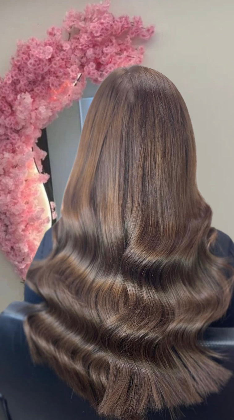 CLIP-IN EXTENSIONS - NATURAL BROWN #1B