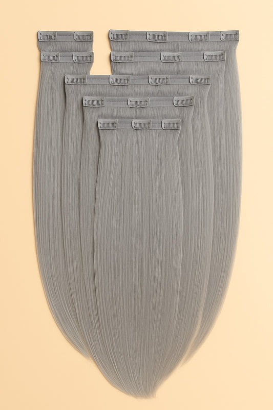 EXTENSIONS À CLIP - GRIS PERLE