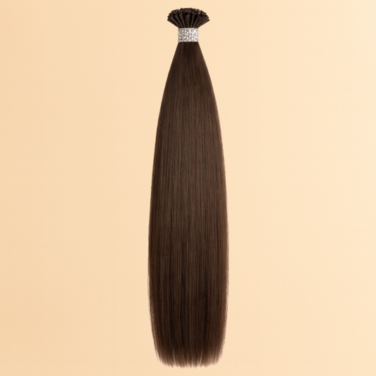 EXTENSIONS À LA KÉRATINE - BRUN NATUREL #4