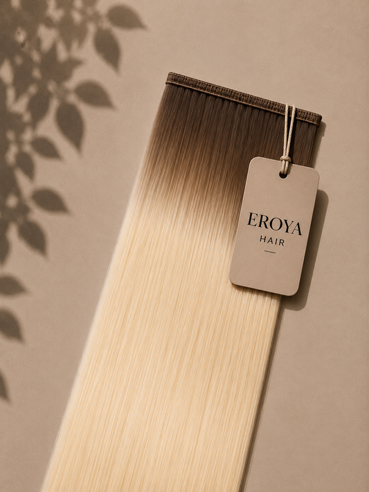 WEFT EXTENSIONS - VANILLA BLONDE & NATURAL OMBRE #T3/60