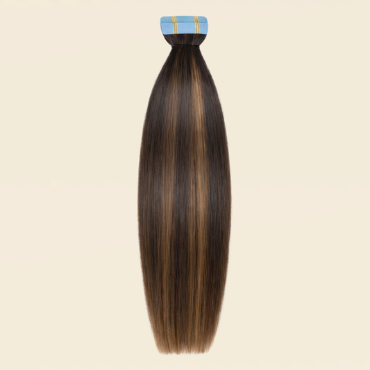 TAPE-IN EXTENSIONS - BROWN HIGHLIGHTS #B2/5