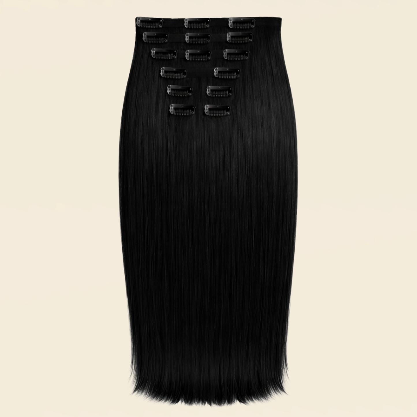CLIP-IN EXTENSION - DEEP NATURAL BLACK #1