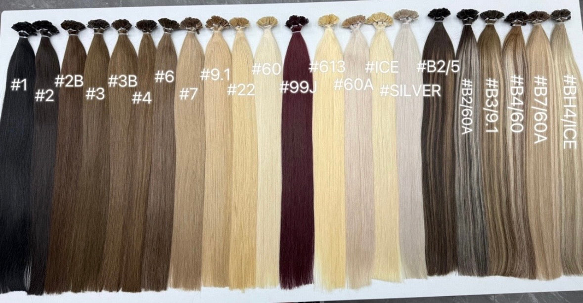 EXTENSIONS À LA KÉRATINE - NOIR NATUREL #NA
