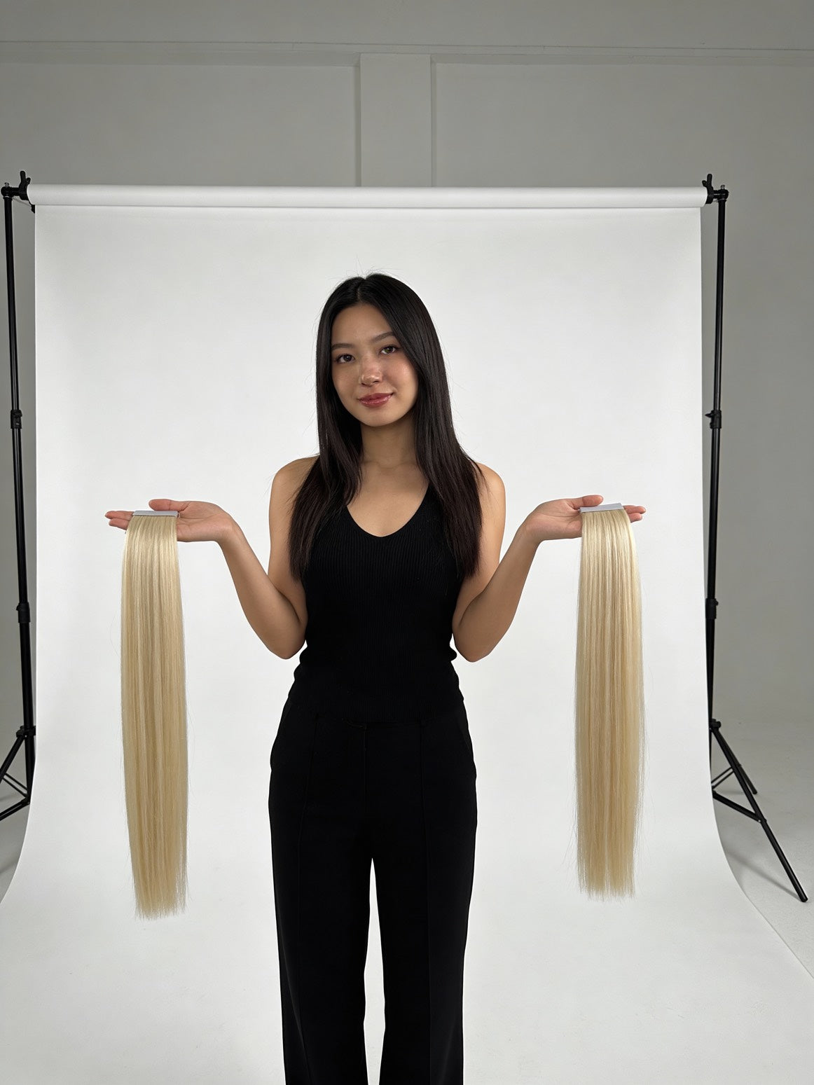 TAPE-IN EXTENSIONS - NEUTRAL PLATINUM BLONDE #ICE