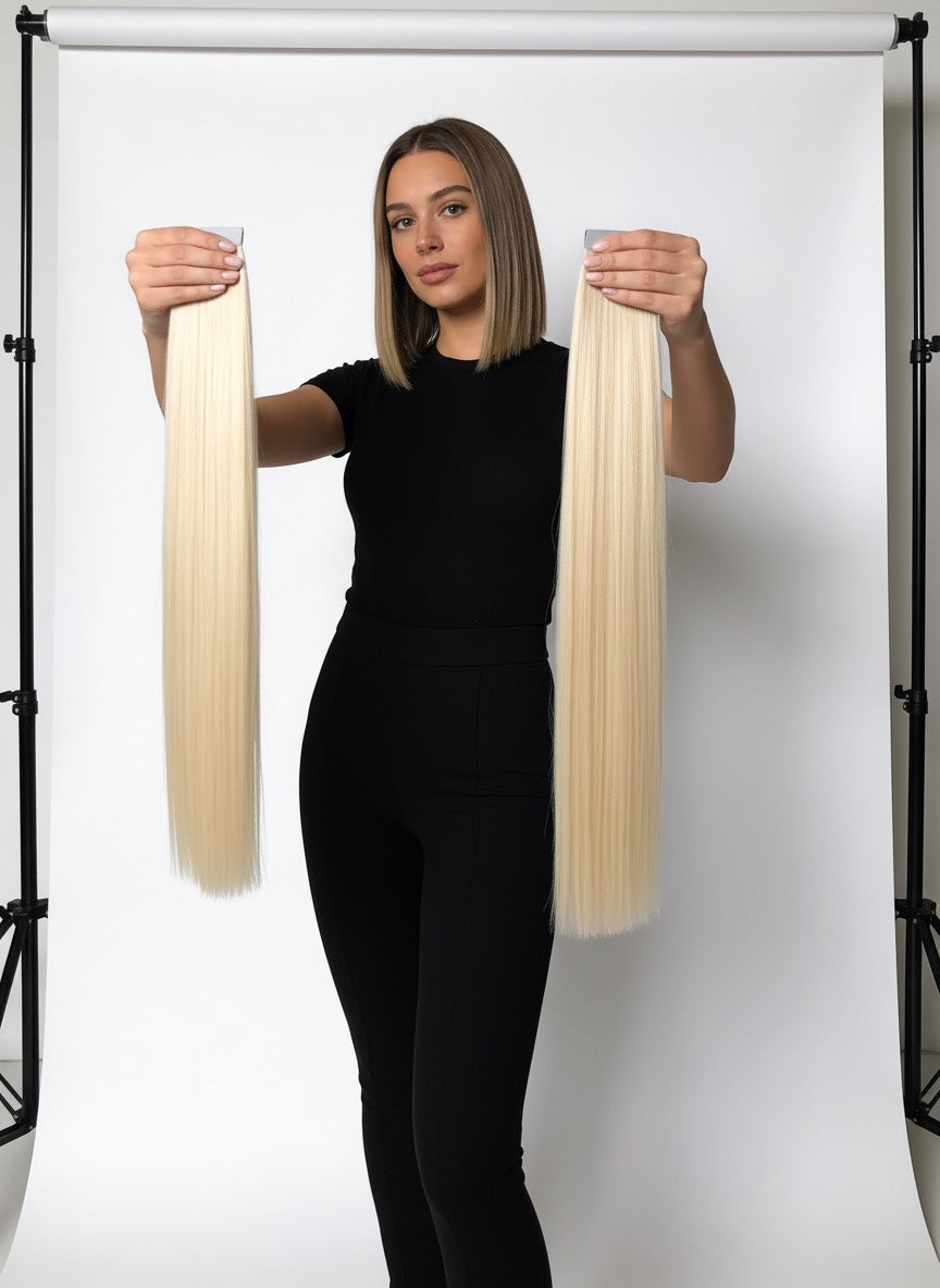 TAPE-IN EXTENSIONS - NEUTRAL PLATINUM BLONDE #ICE