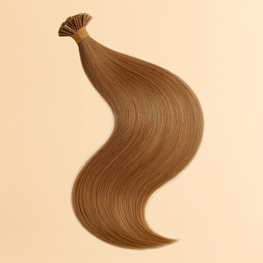 EXTENSIONS À LA KÉRATINE - CHATAIN