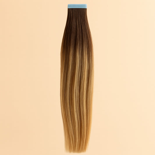 EXTENSIONS ADHÉSIVES - BRUN SABLÉ OMBRÉ